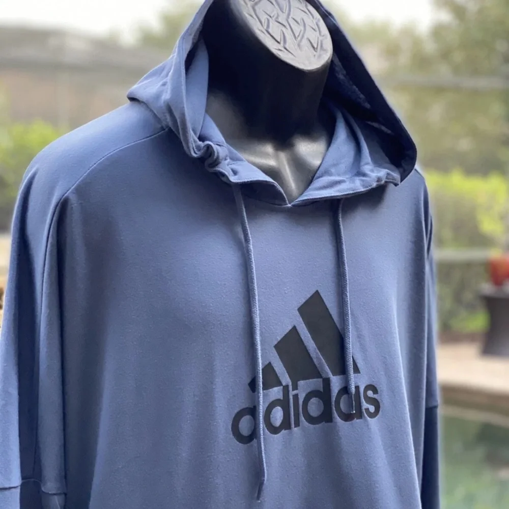 ADIDAS 3 STRIPED PULLOVER FLEECE HOODIE [FJ0706]‎ (X-LARGE)